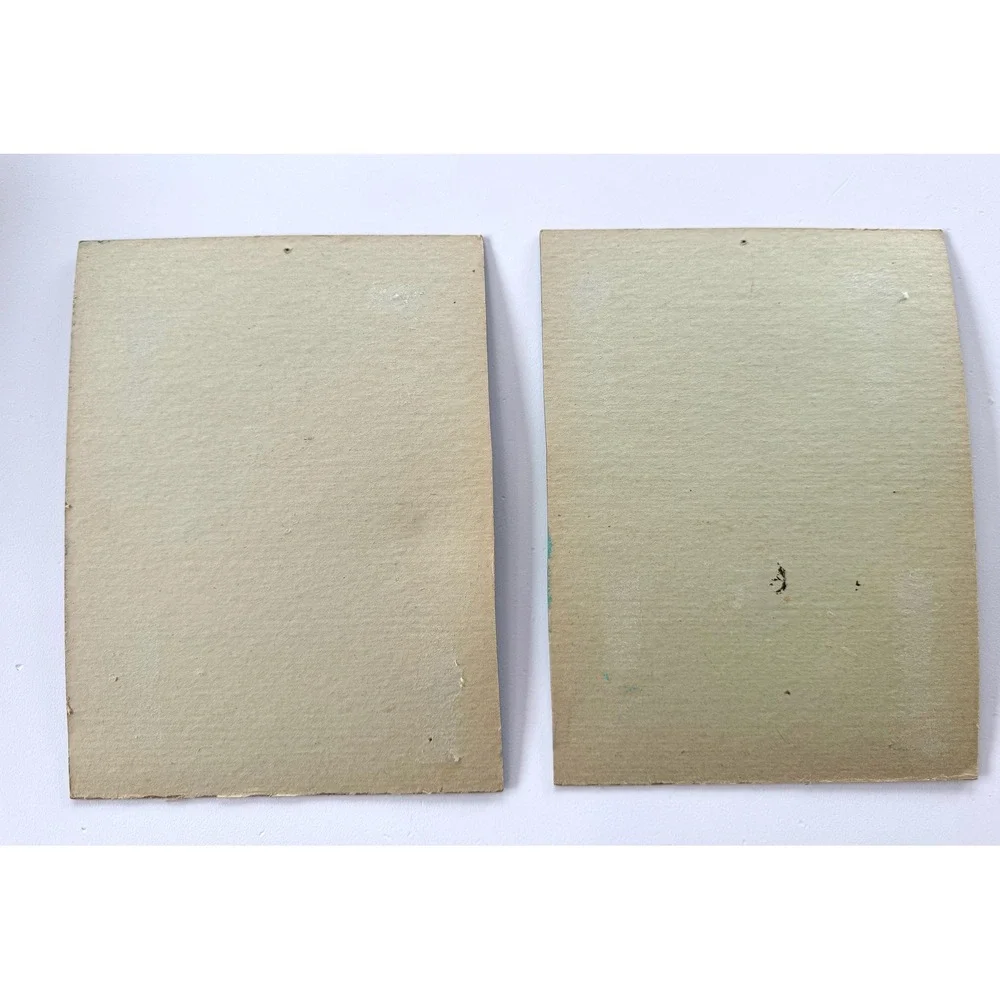 Vintage Paint By Numbers Dog Paintings‎ - Set of 2 - Nursery Decor